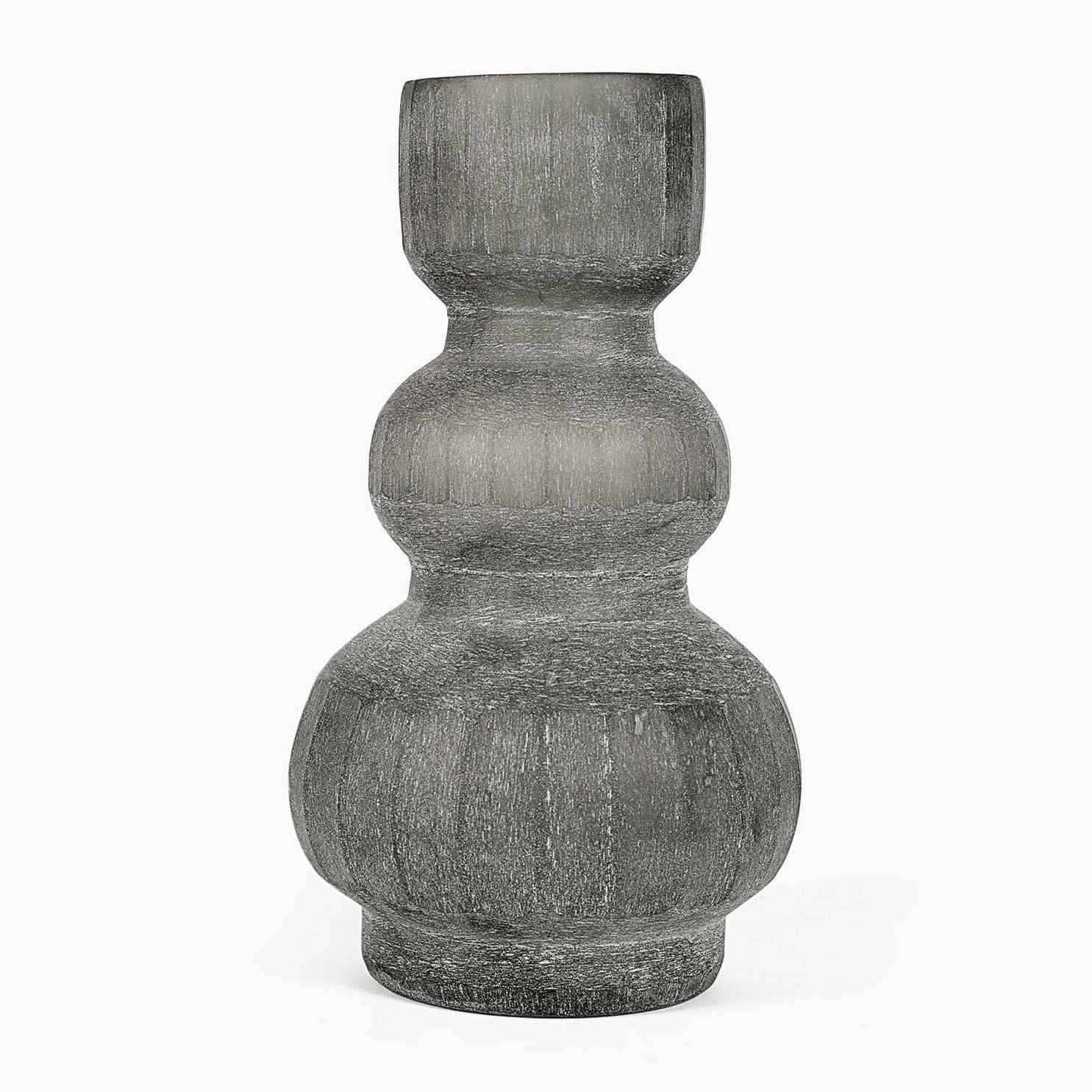 Rosewood Flower Vase Slender Neck