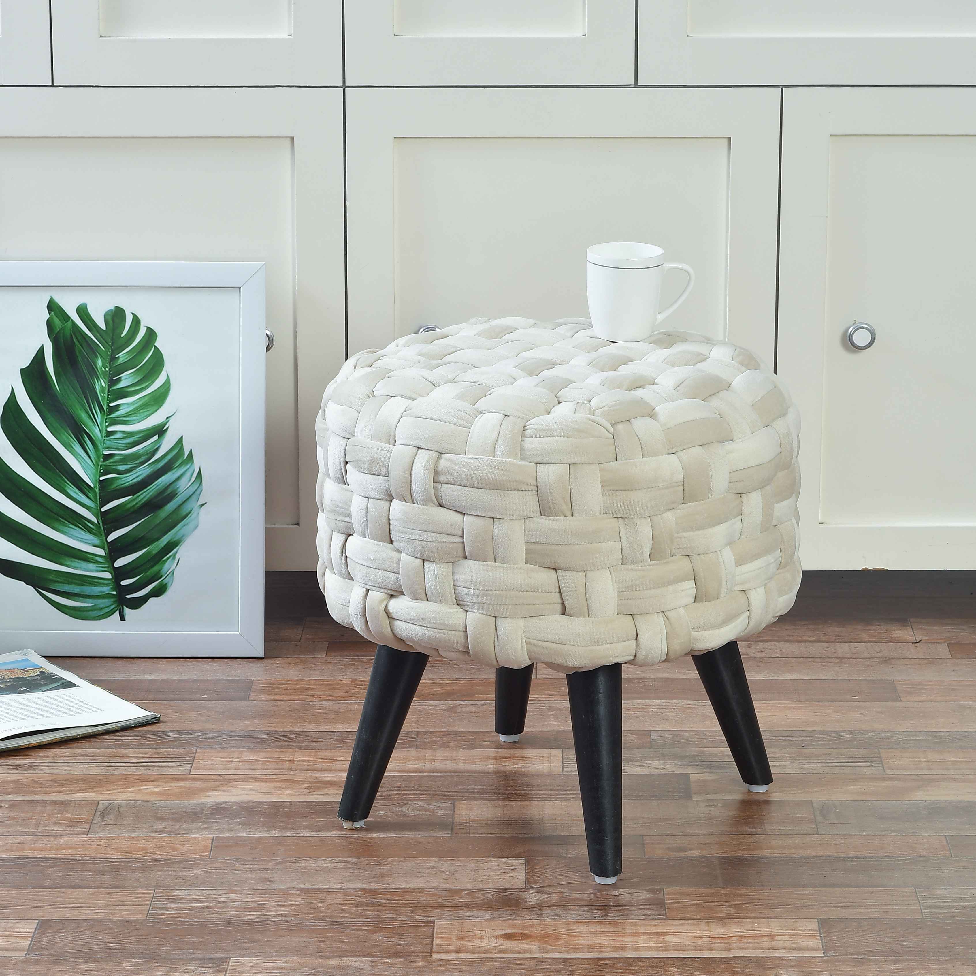 Patterned Paragon Ottomans 25