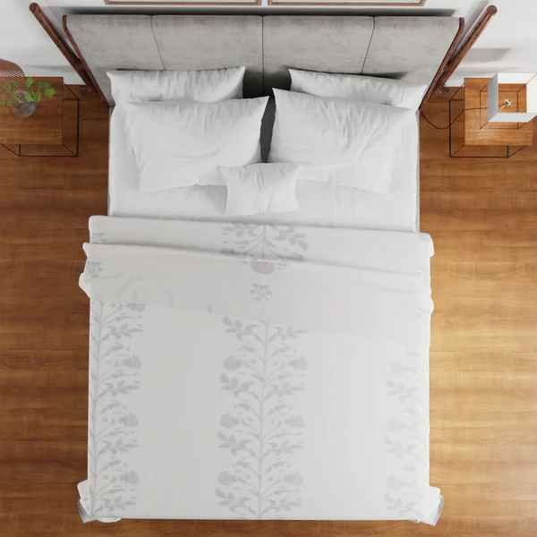 Mosaic Embroidered Bedspread Set