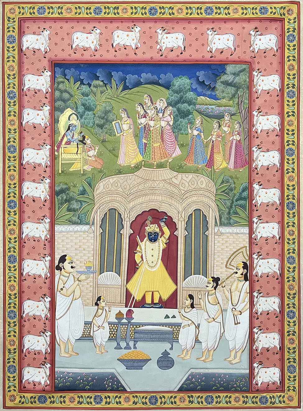 Handmade Krishna & Radha ji Painting