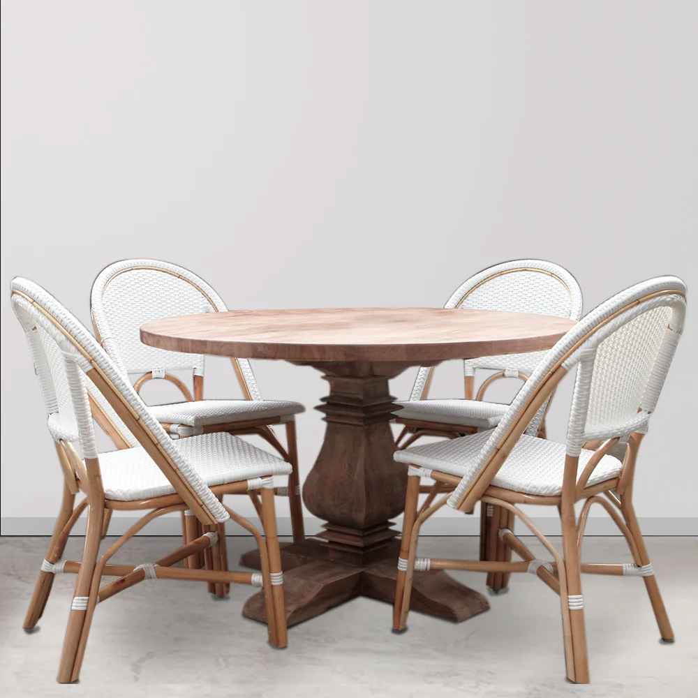 Driftwood Delight Rattan Table