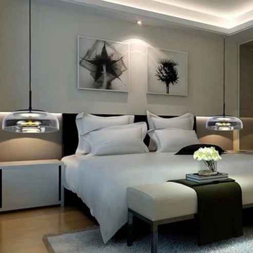 Grey Led Ceiling Lamp