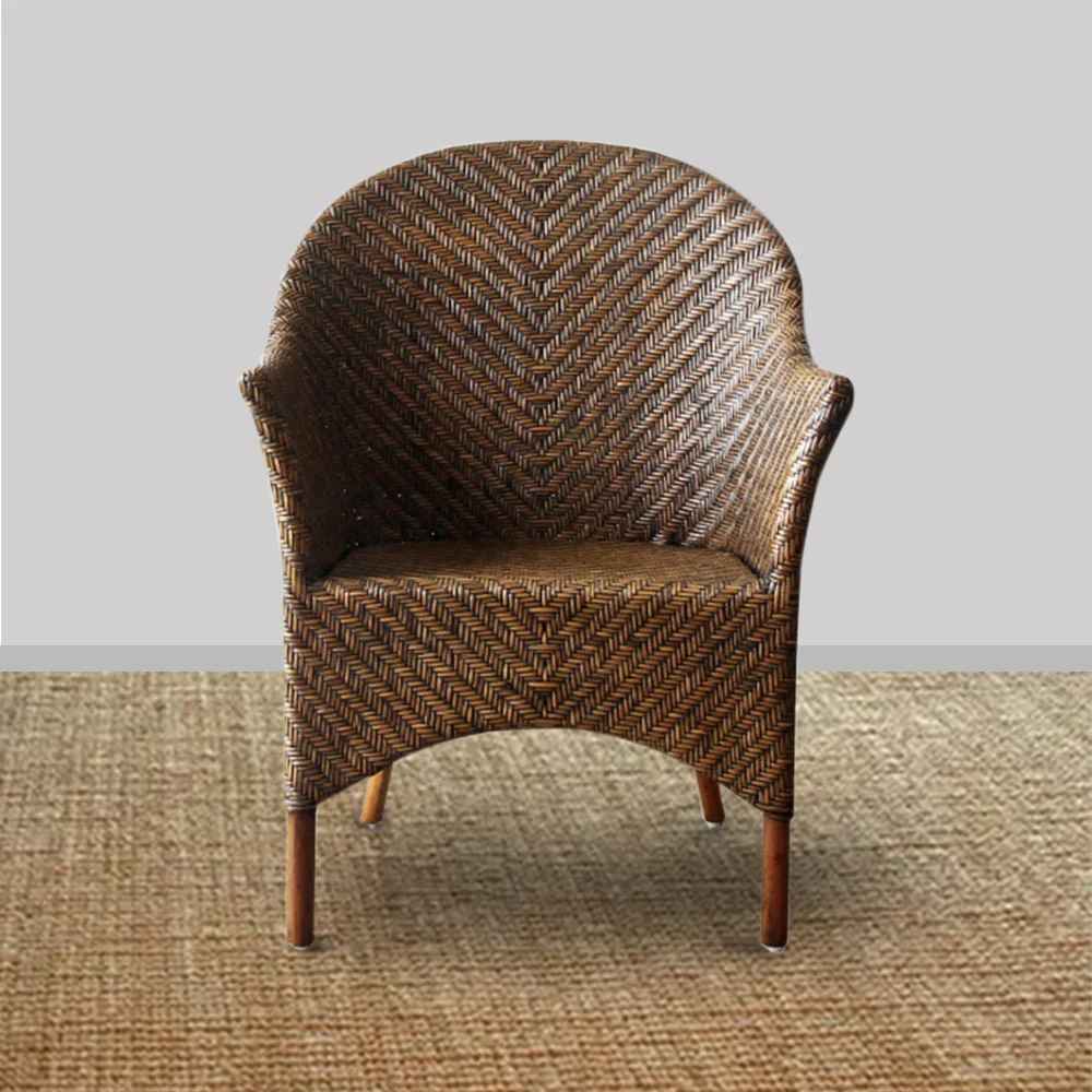 Hampton Woven Chair - White