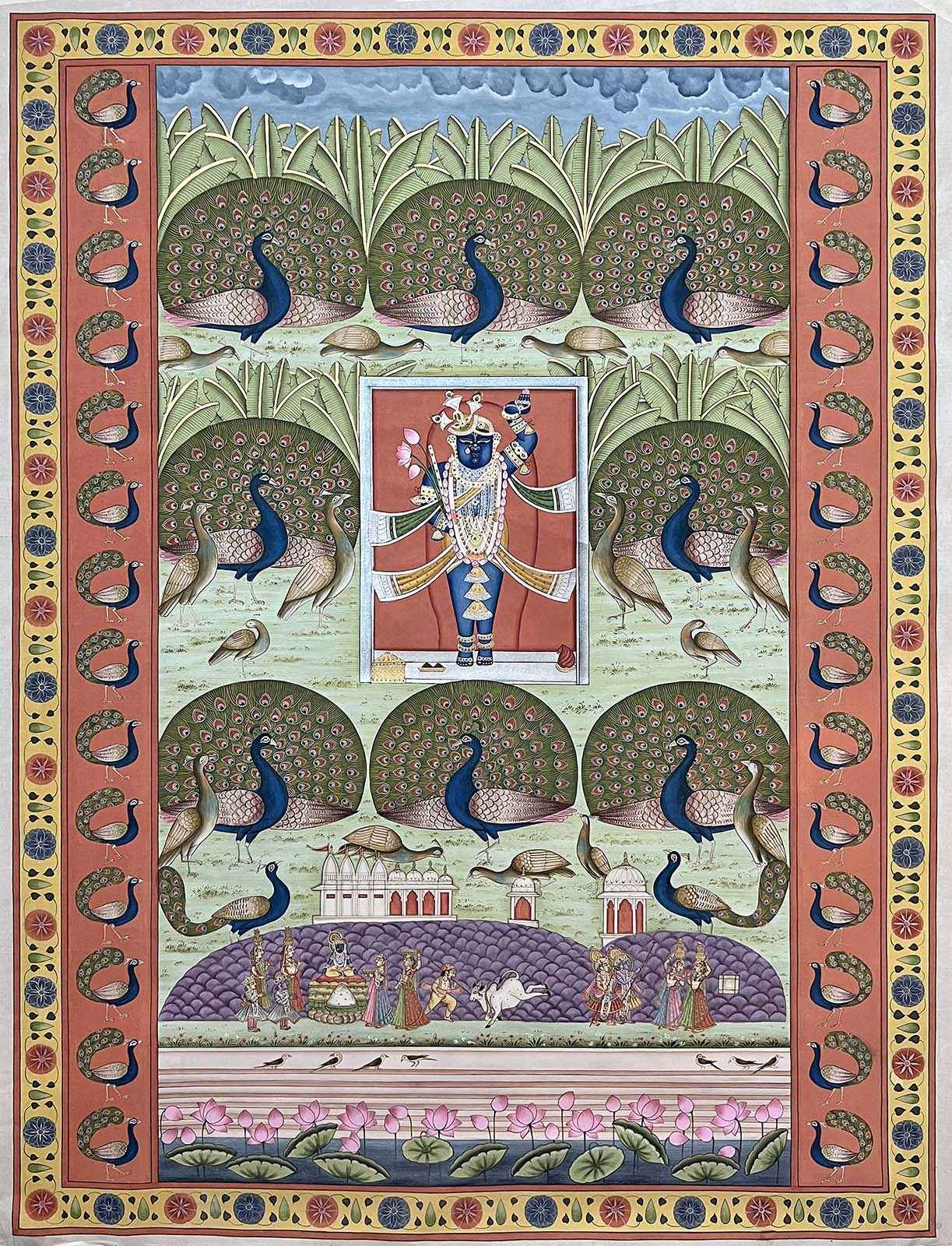 Handmade Krishna & Radha ji Painting