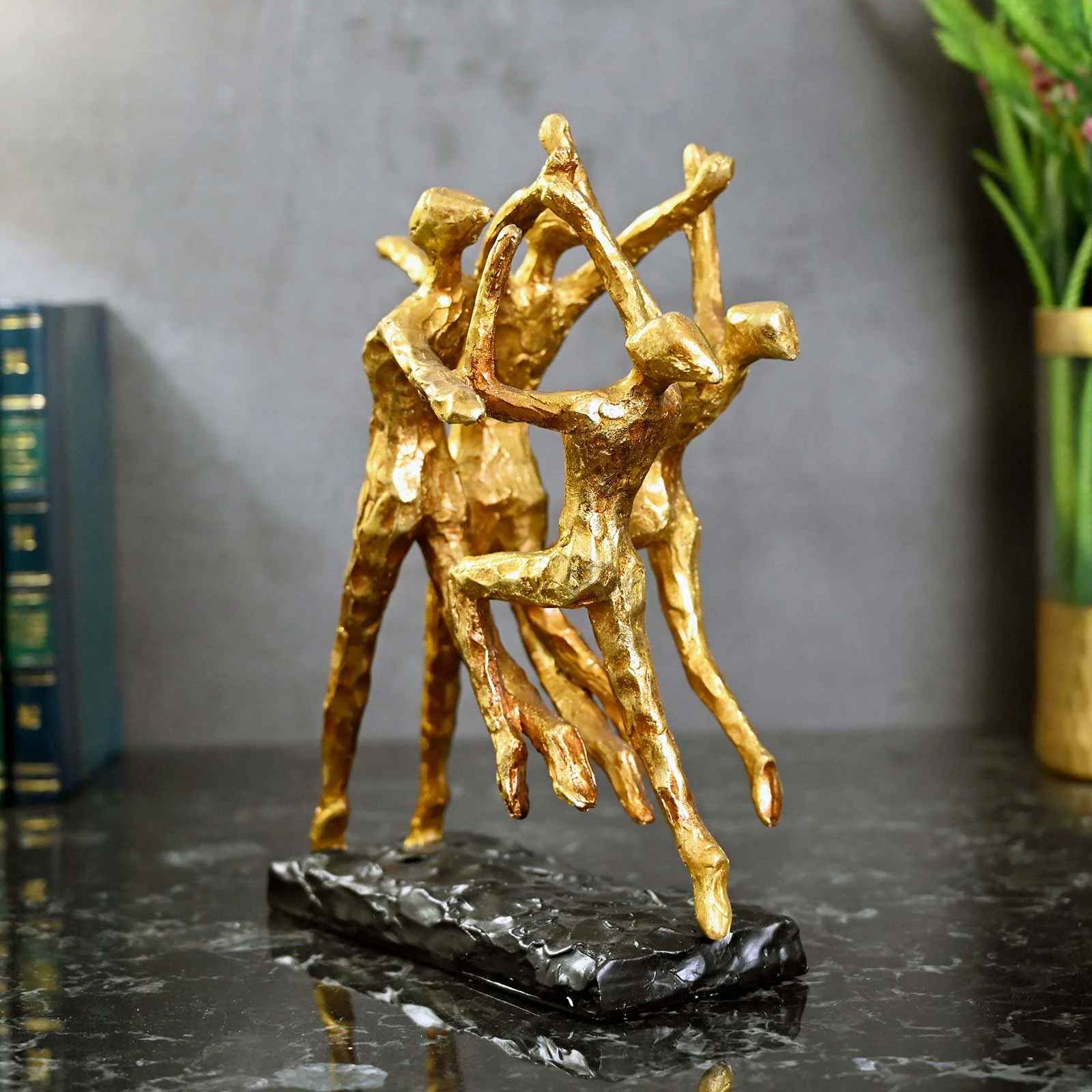 Vintage Horse Bookend Gold