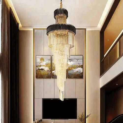 Halteres Double Height Chandelier