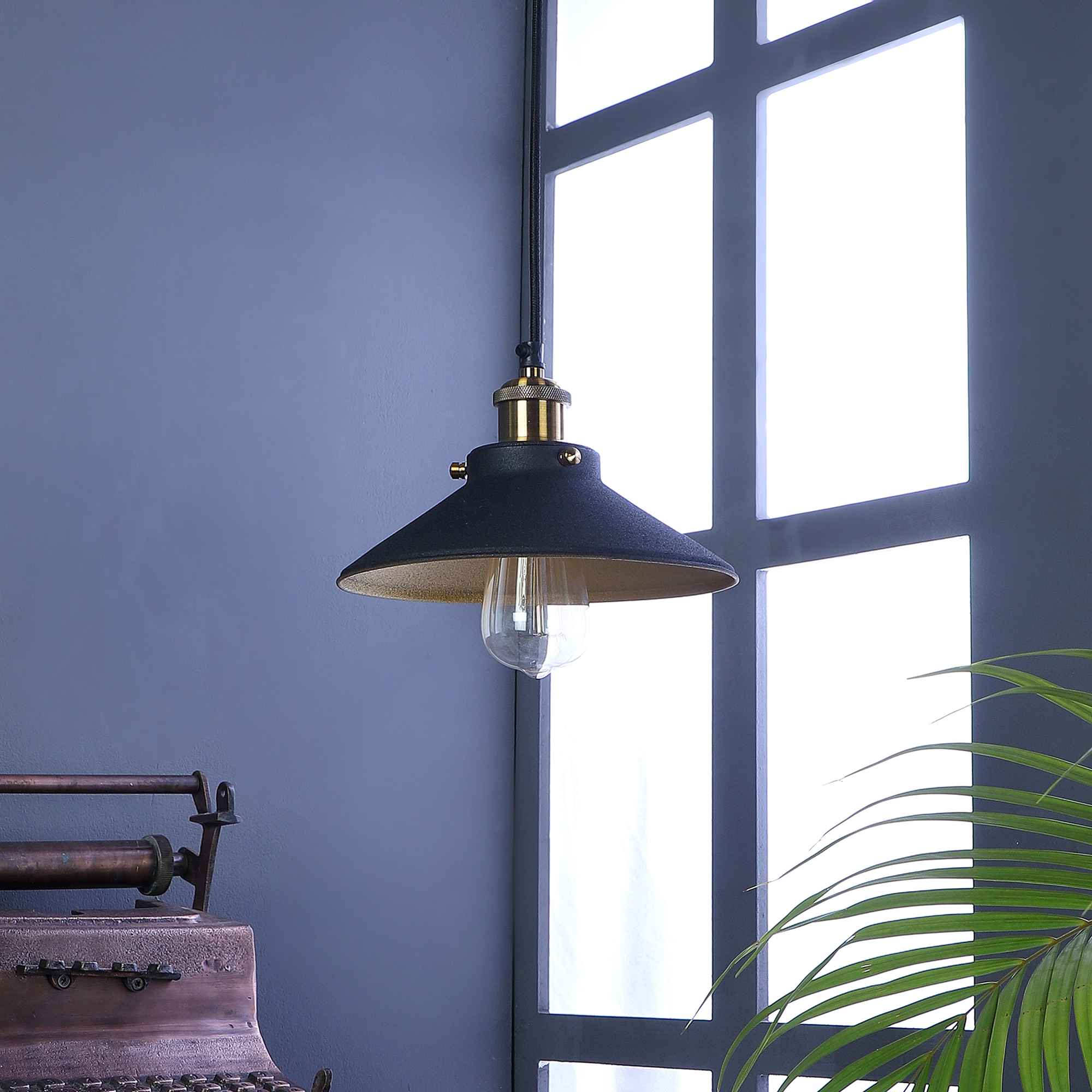 1965 Monging Blue Hanging Light