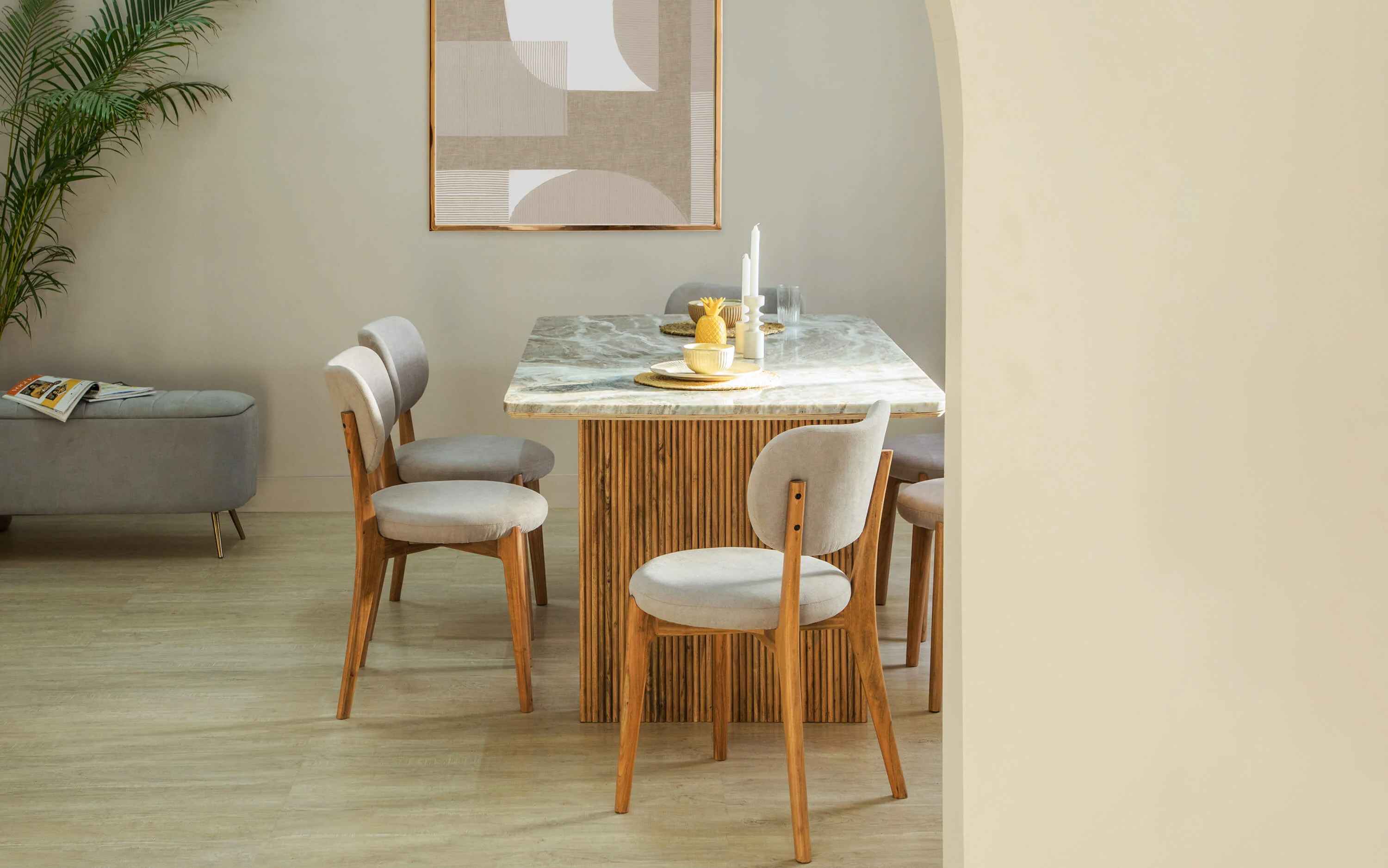 Mazi Dining Table 6 Seater