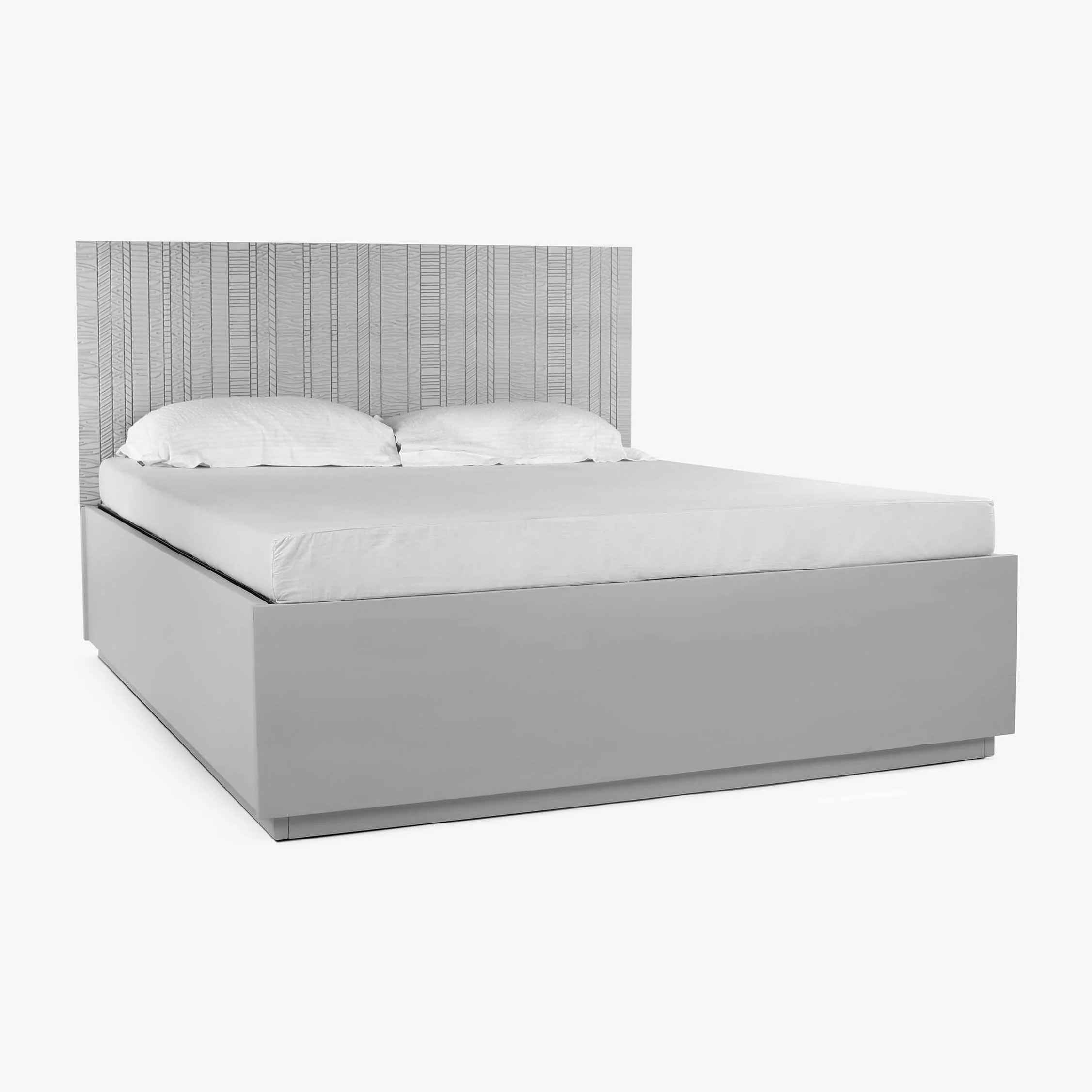 Sheesham Hydraulic Storage Queen Bed Base