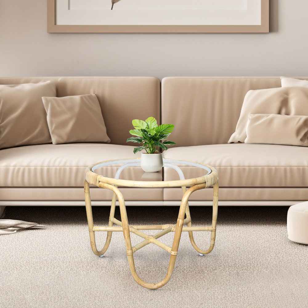 Haven Cane Side Table