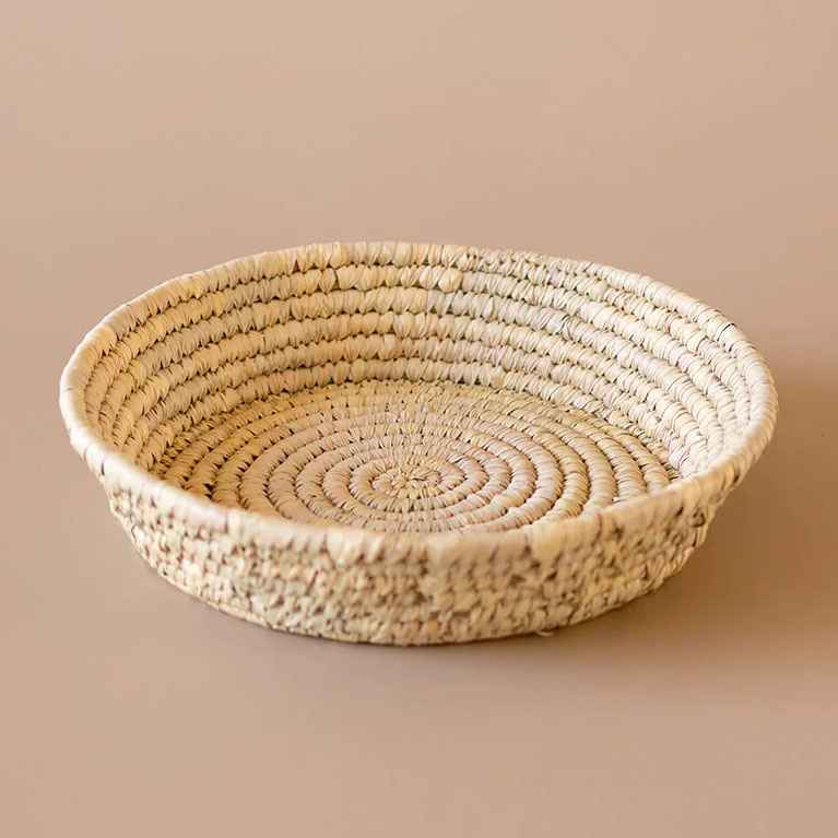 Round Golden Tray