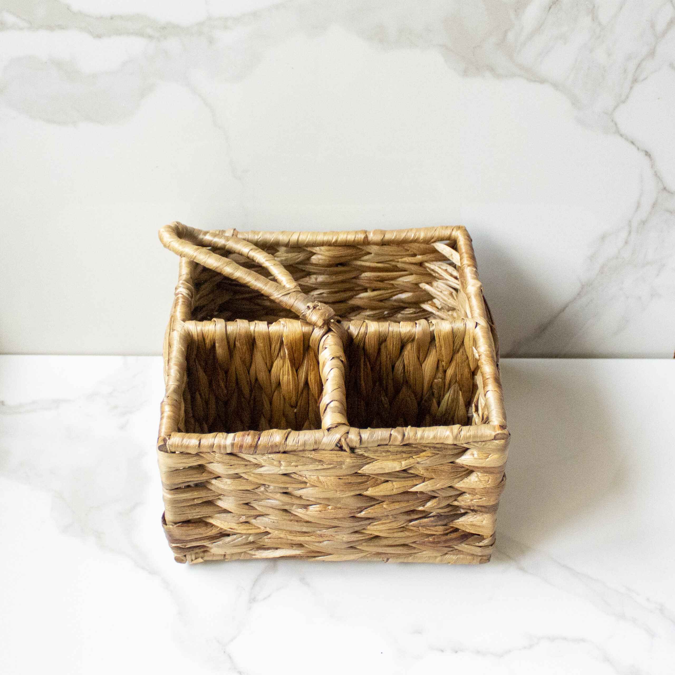 Curved Wicker Basket