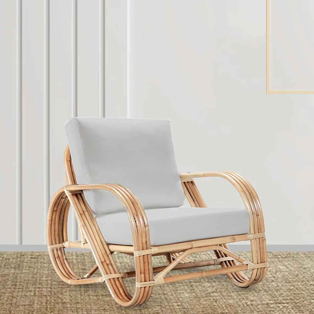 Montauk Rattan Chair - Black