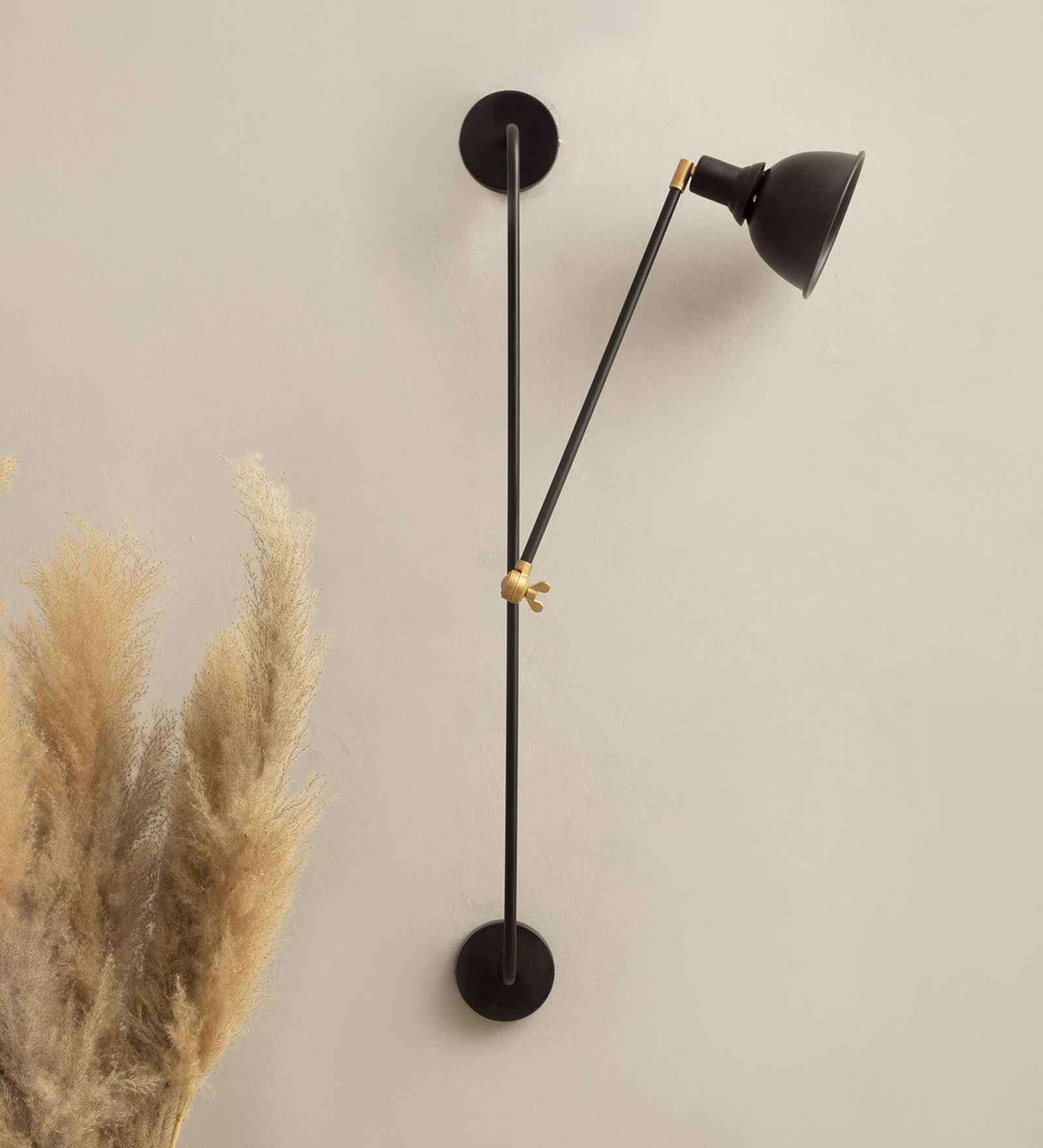 Ostaria Wall Sconce Black