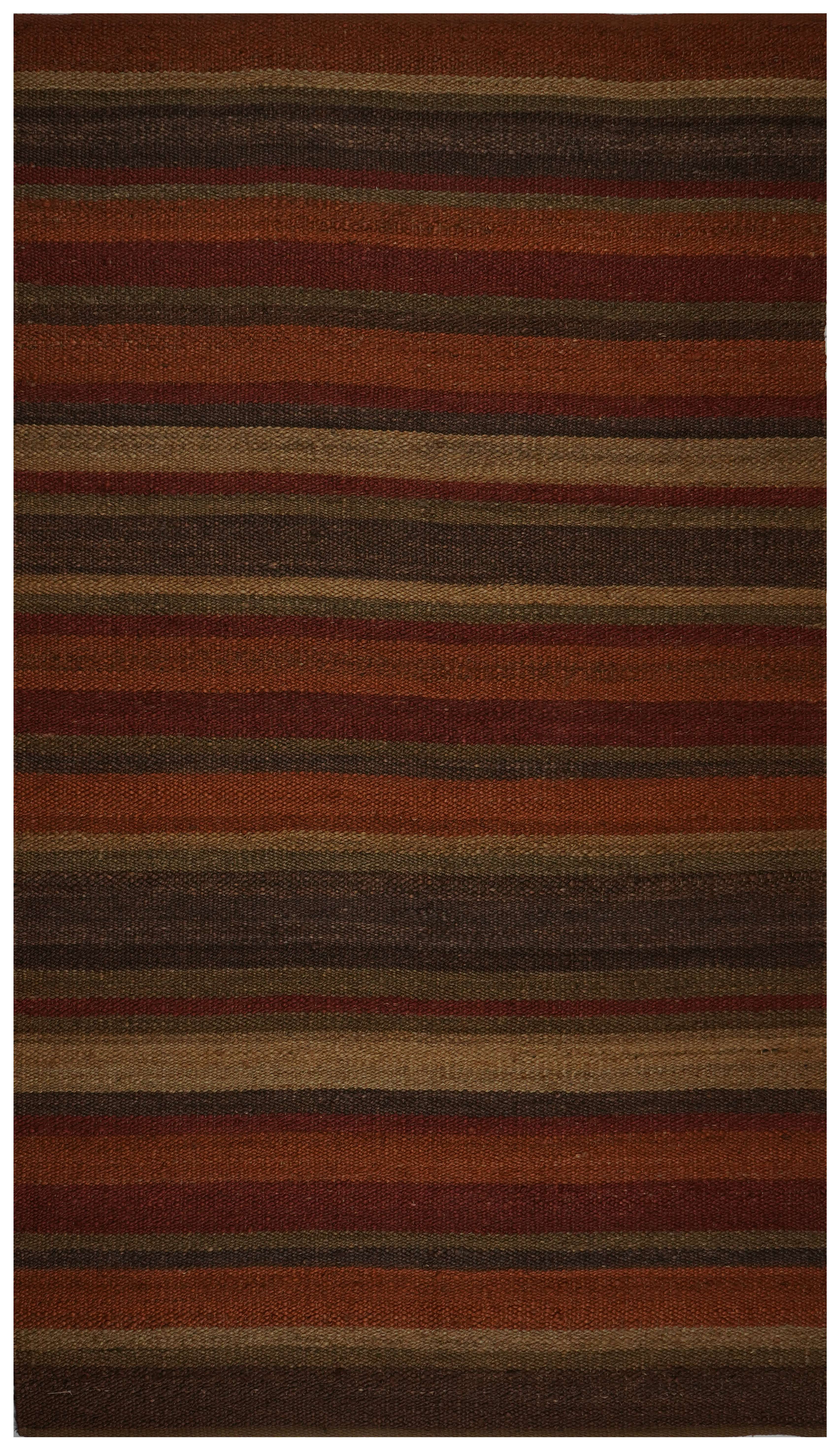 ZIGZAG RUST DHURRIE