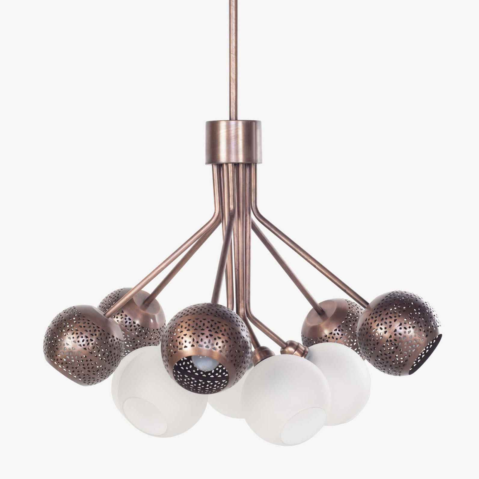 New Soma Gold Hanging Cluster Of 10