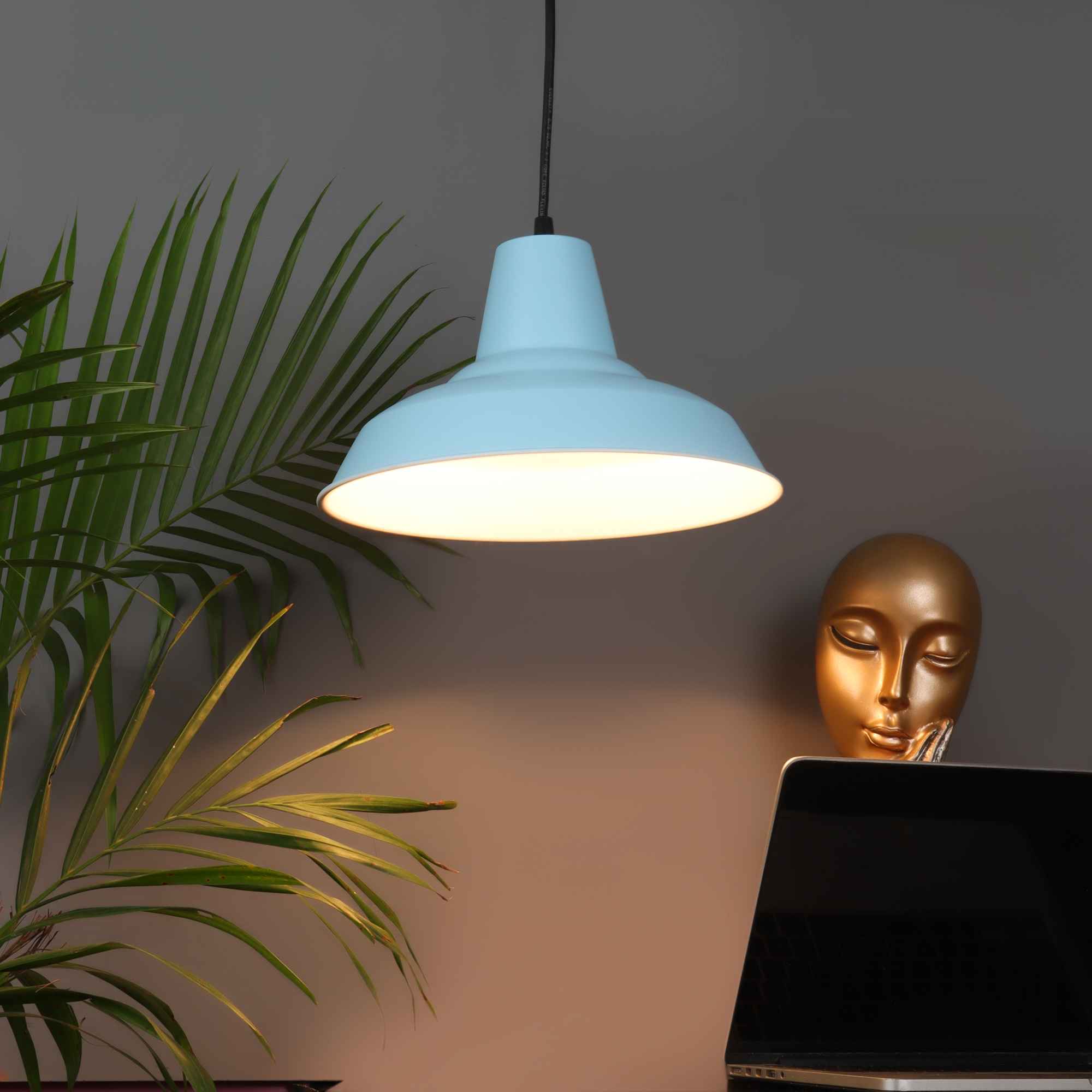 Modern Study Lamp With Metal Base