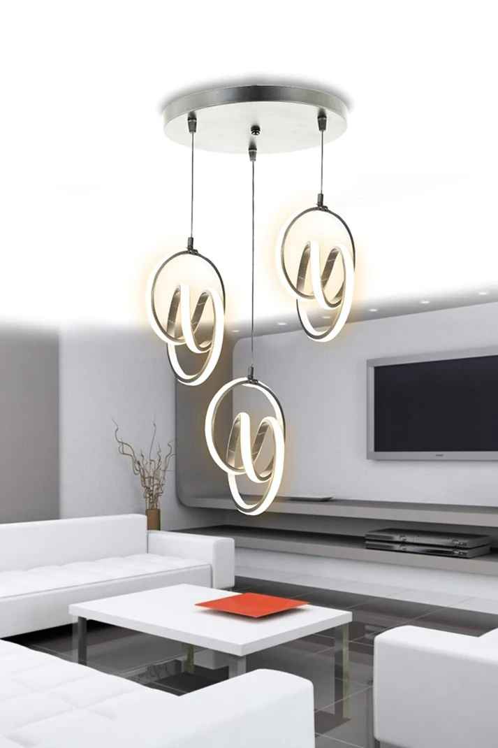 Modern Lotus Leaf Led Chandelier