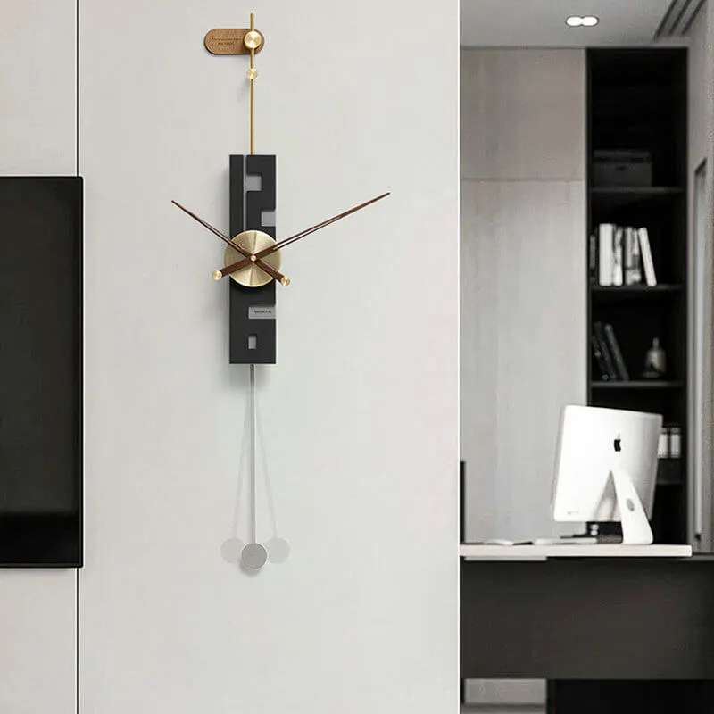 Vertical Swing Clock(Black)
