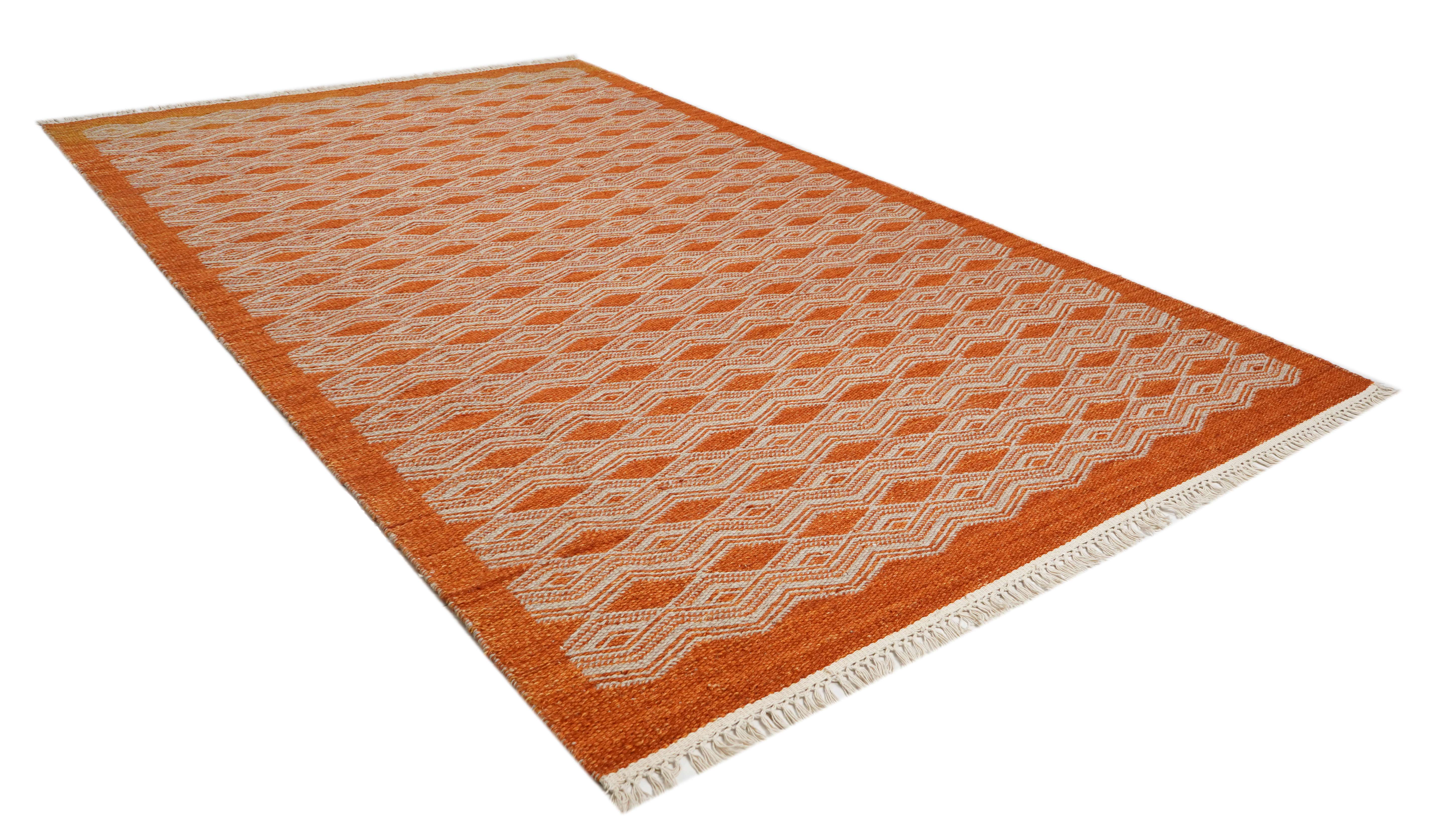ZIGZAG RUST DHURRIE