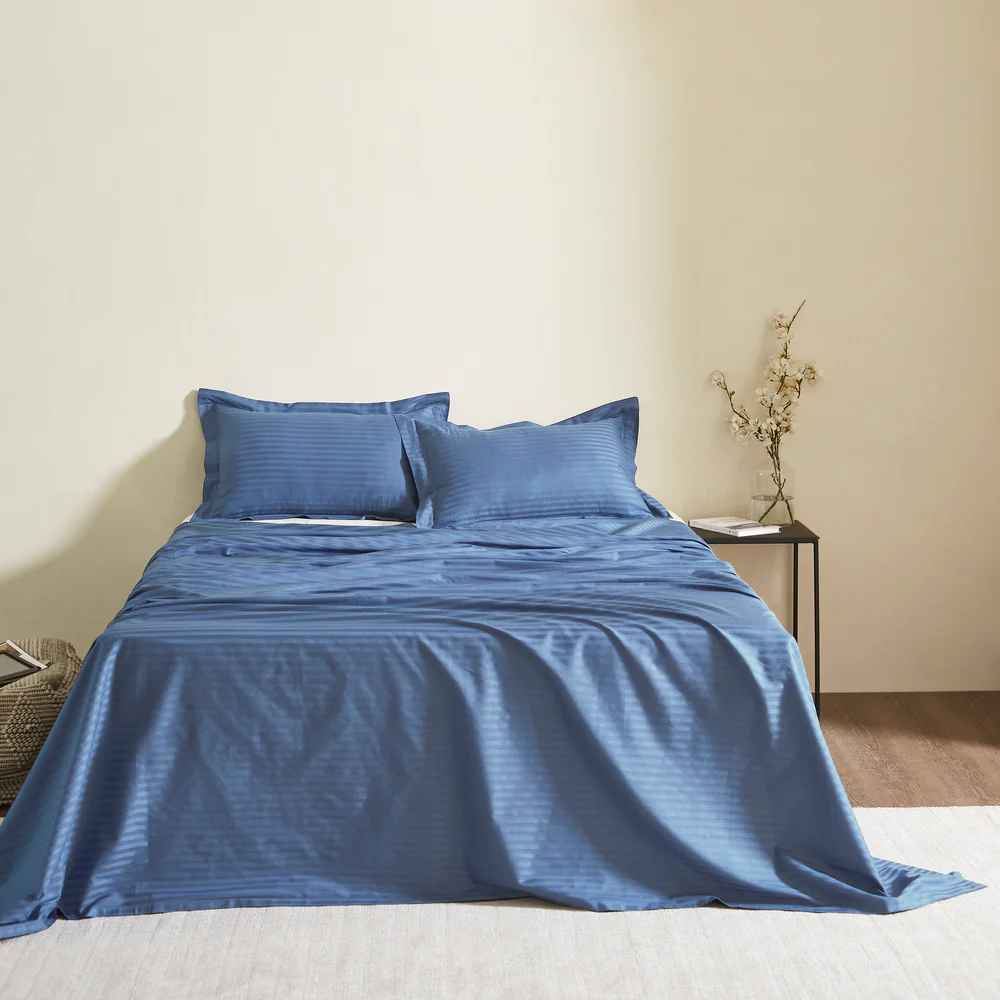 Blue Tang Handmade Patchwork Bedding Set