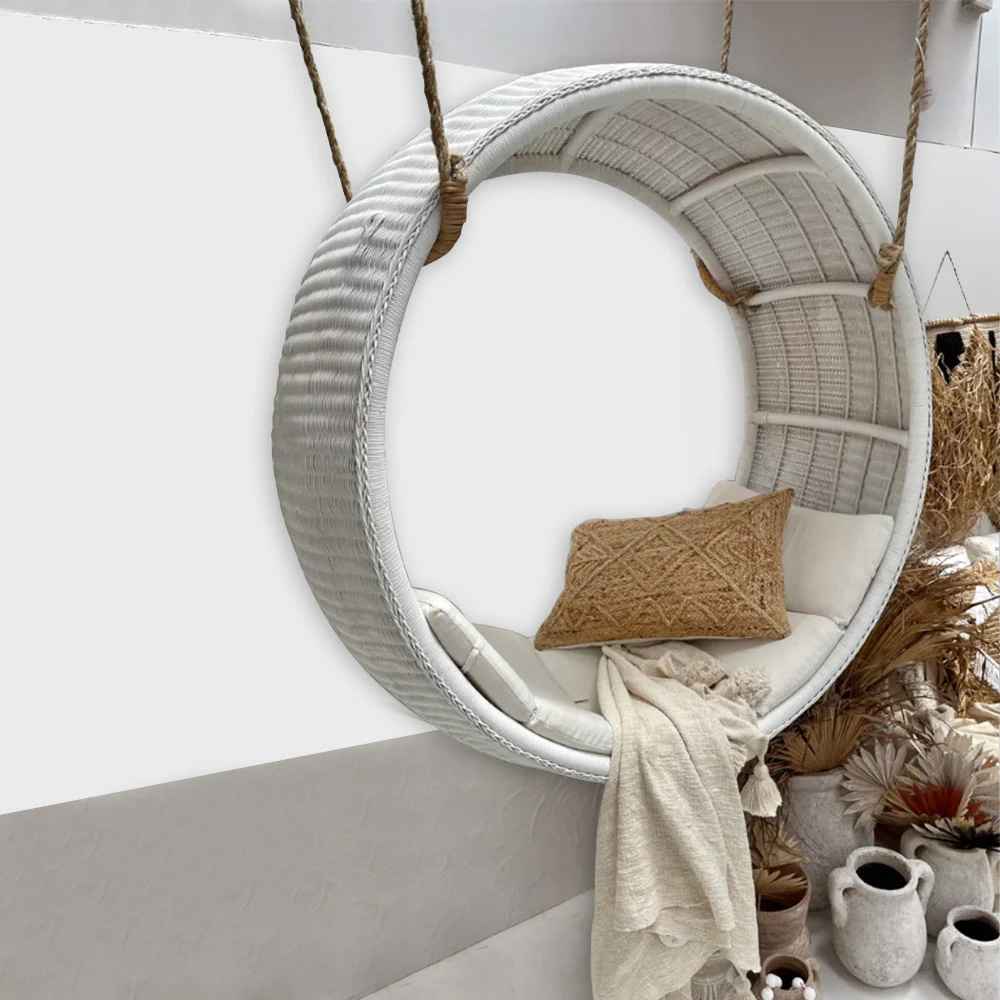 Kaahira Best Gift Handwoven Swing in Off White