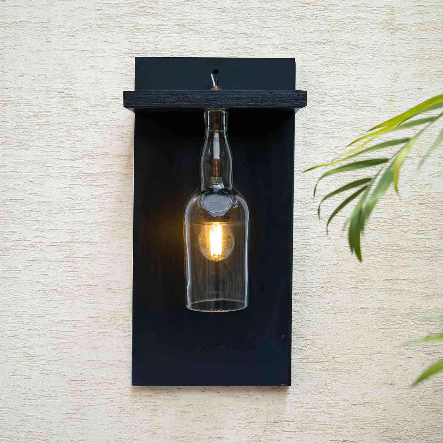 Top Solid Wall Mount Lamp (Recycled Bottle)