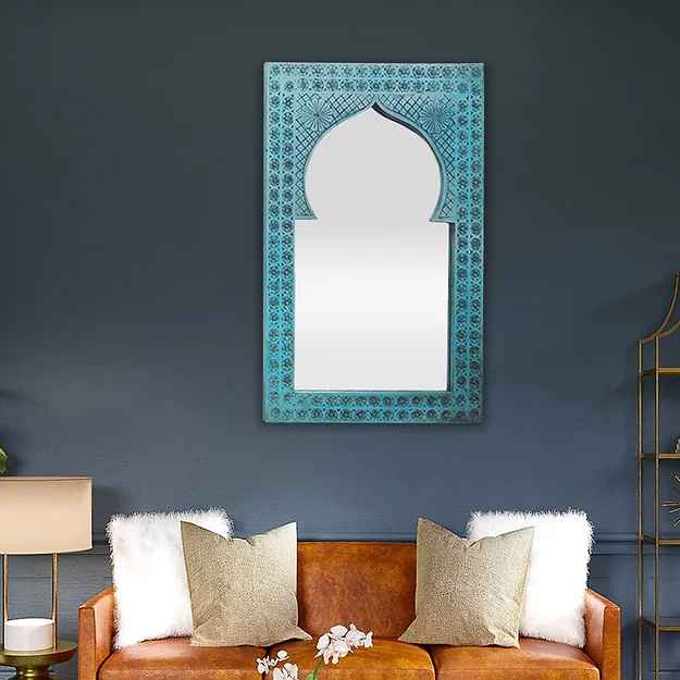 The Mehrab White Jaali Mirror