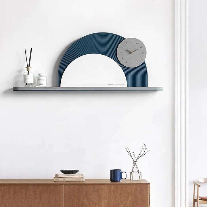 Rhythmic Beat Wall Clock Blue