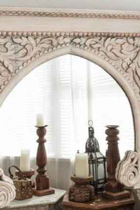The Mehrab White Jaali Mirror