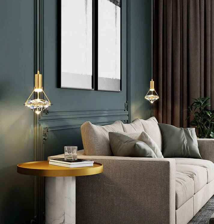 Diamond Shape Pendant Light