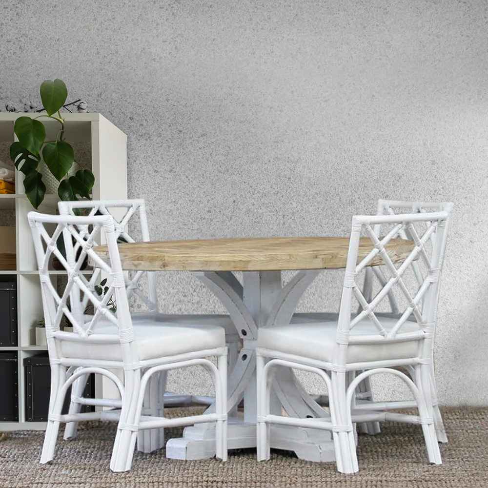 Driftwood Delight Rattan Table