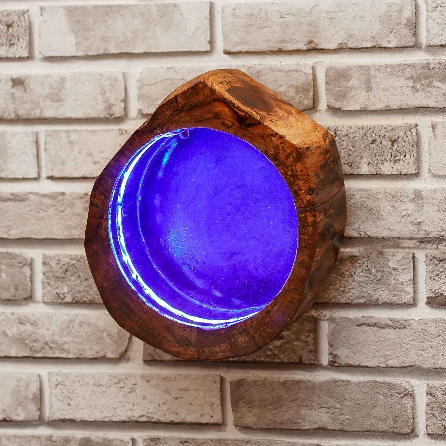 Wood Base Solid Table Lamp