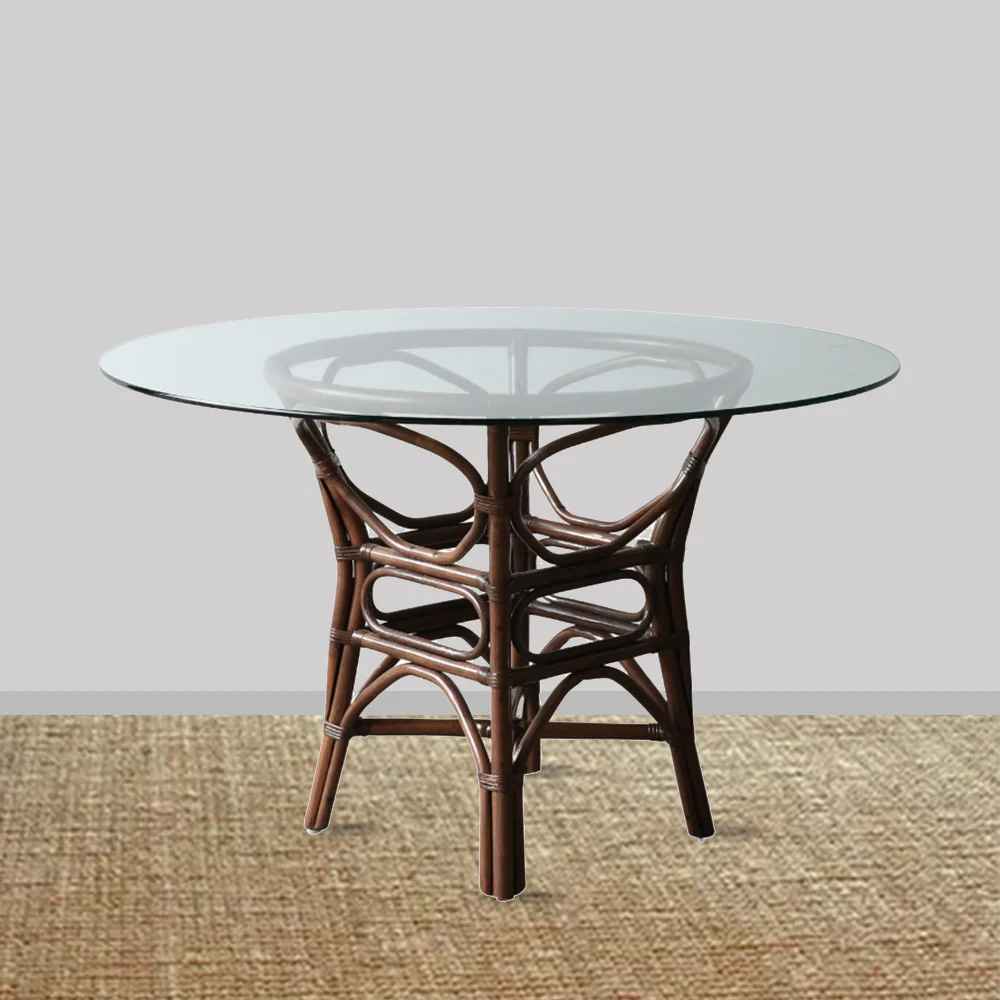 Driftwood Delight Rattan Table