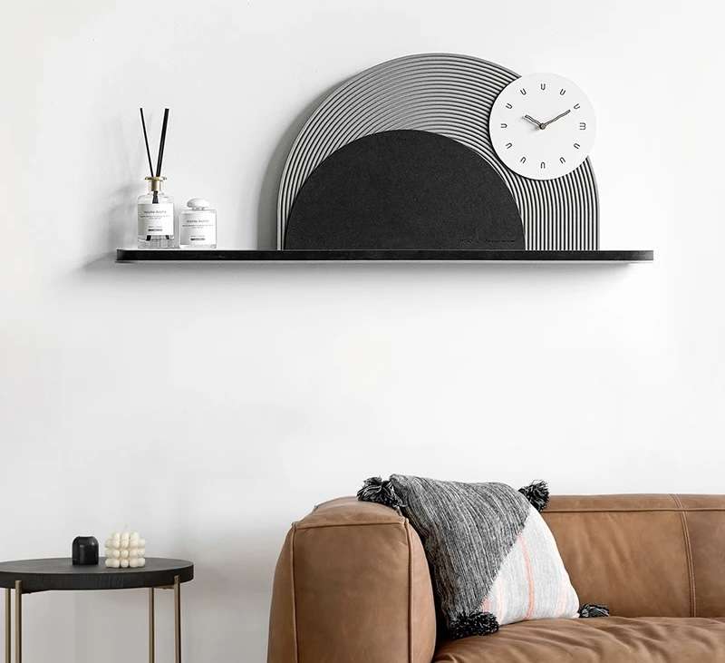 The Arc Wall Clock Grey