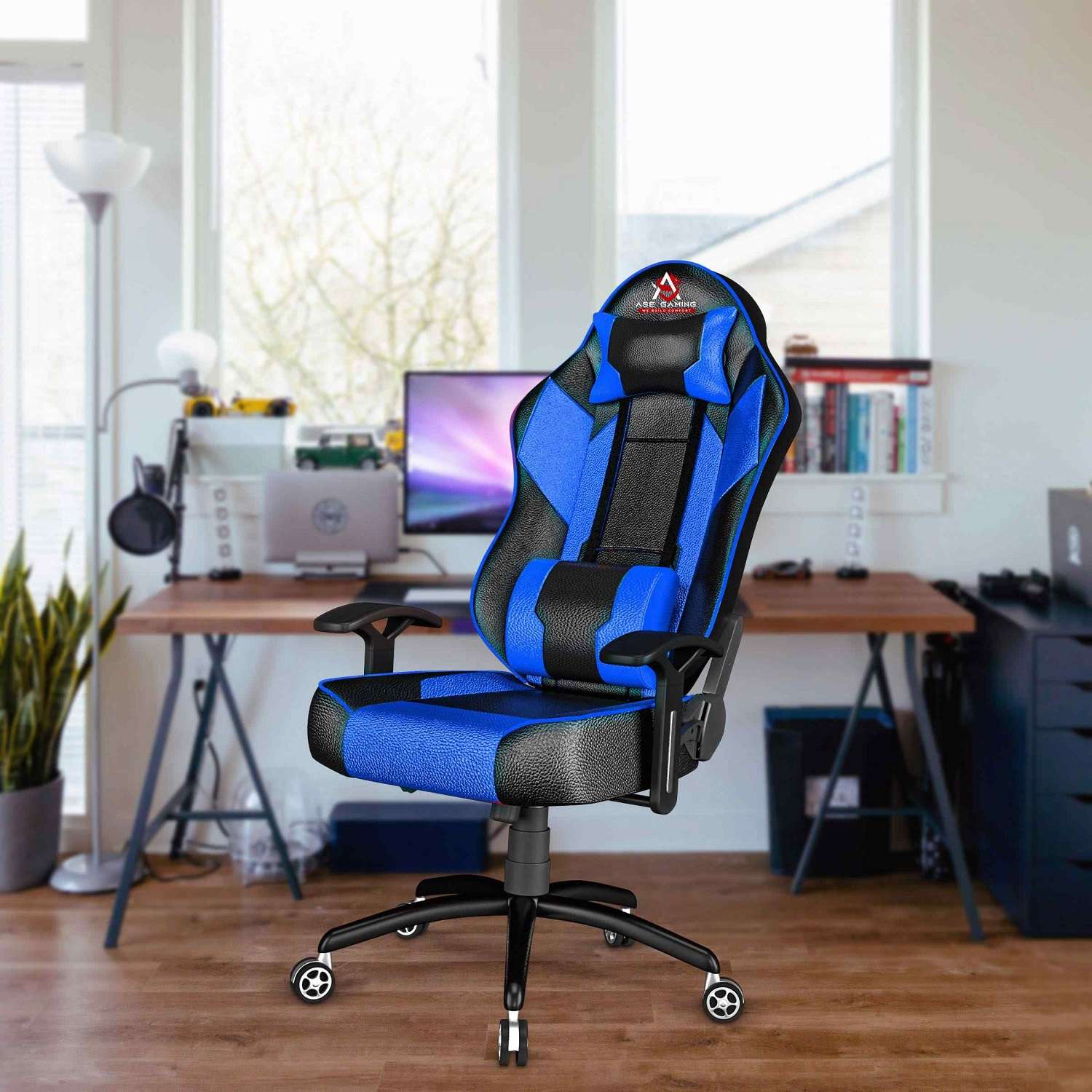 ASE Gaming Gold Series Gaming Chair with 180 Degree Recline (Multicolour)