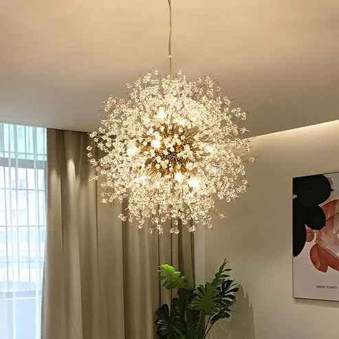 Tube K9 Crystal Pendant Chandelier