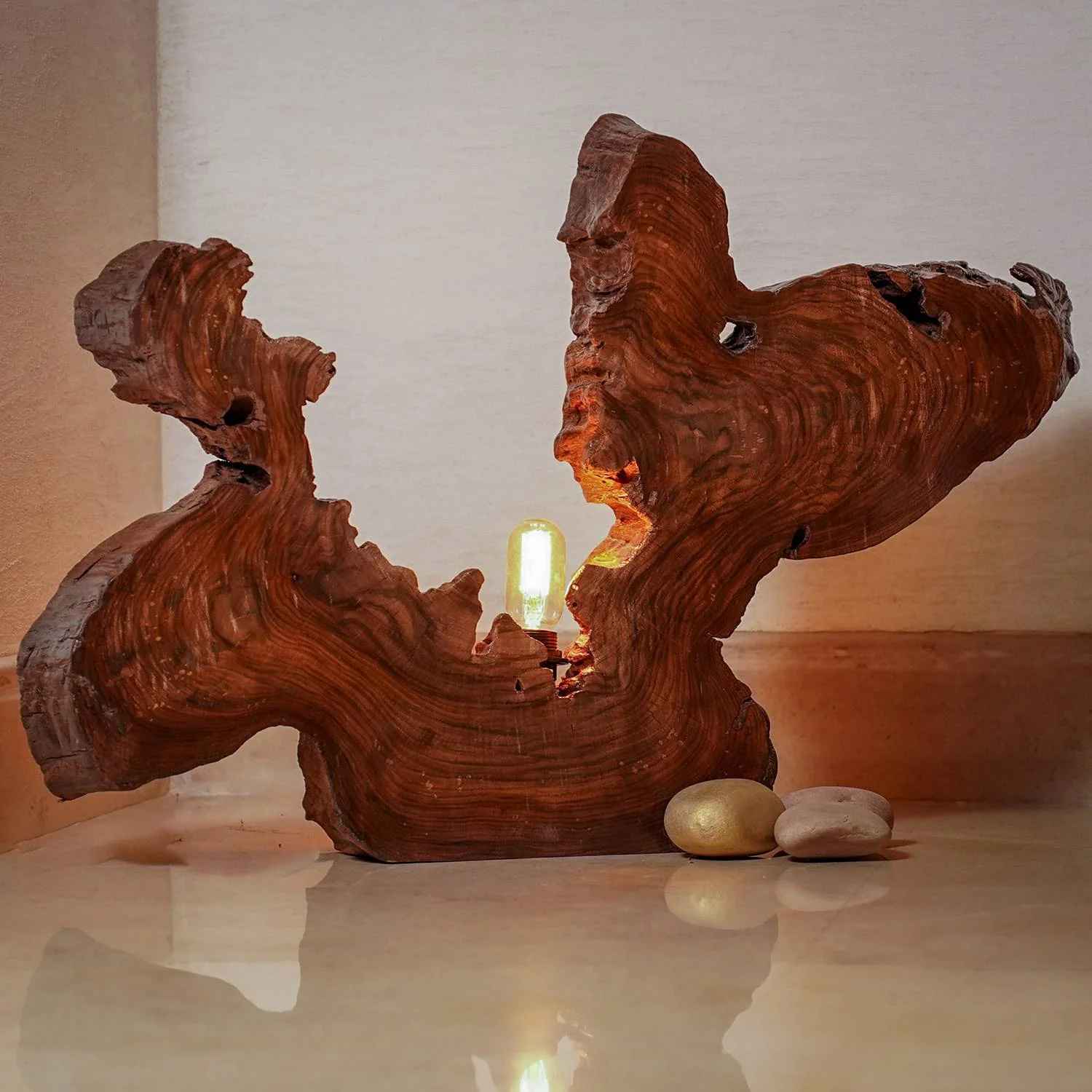 Wooden Stand Lamp