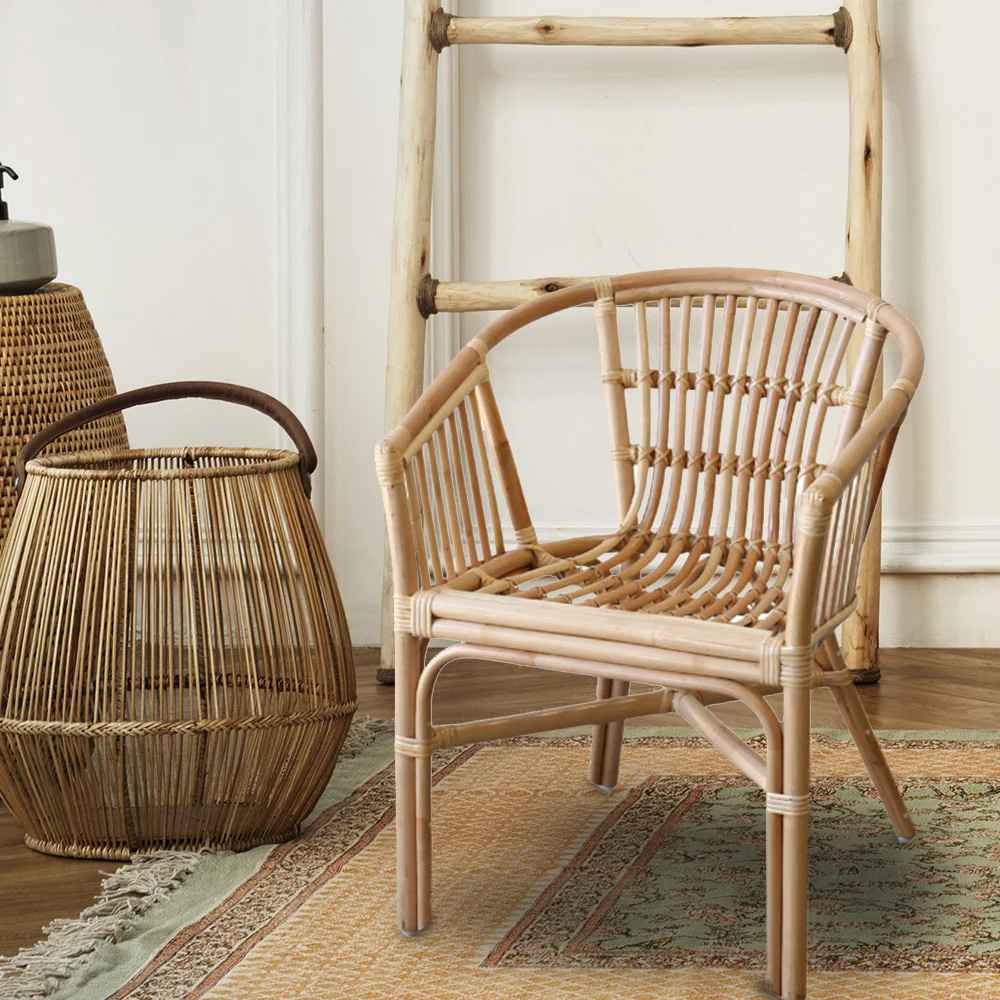 Seaside Serenity Bamboo Armchair