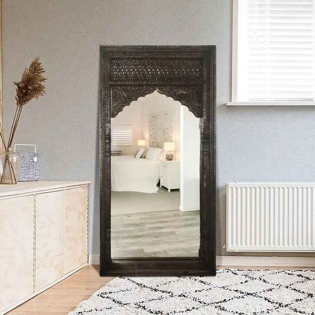 The Mehrab White Jaali Mirror