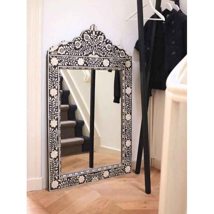 The Mehrab White Jaali Mirror