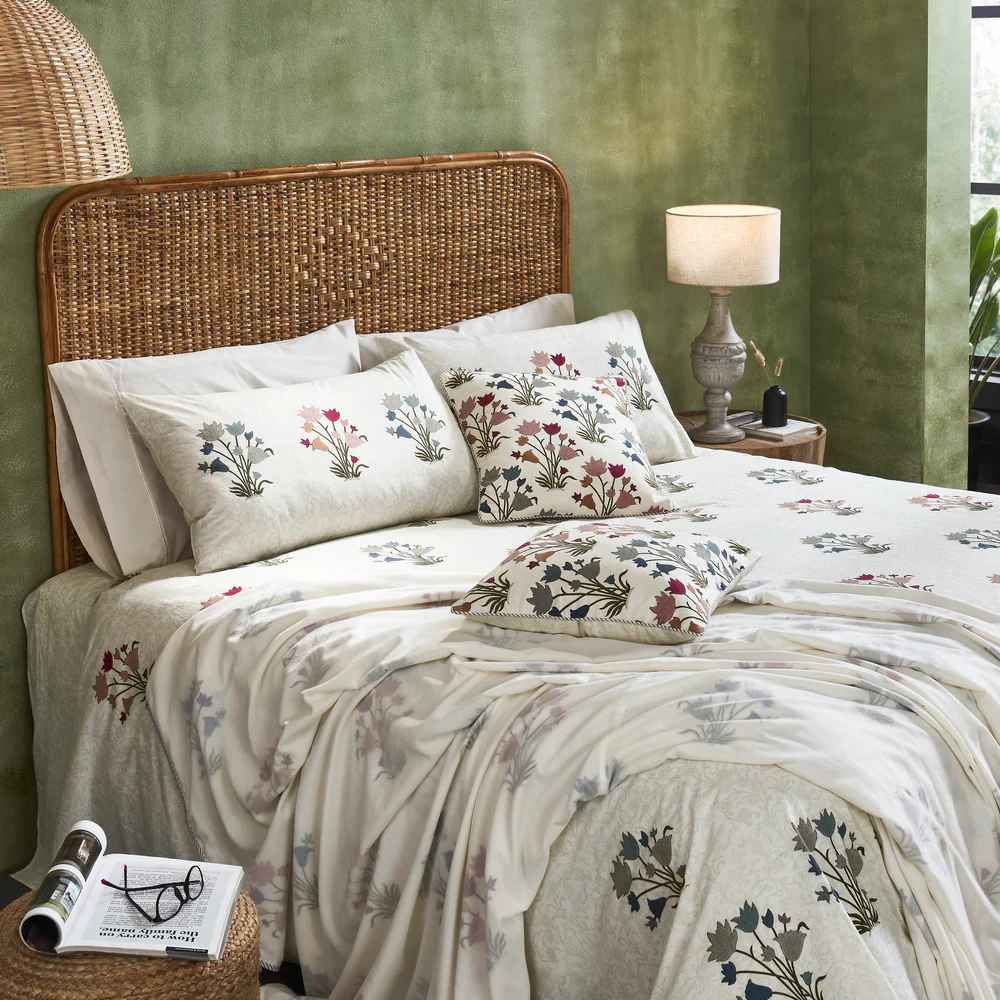 Eden Block Print Bedsheet Set