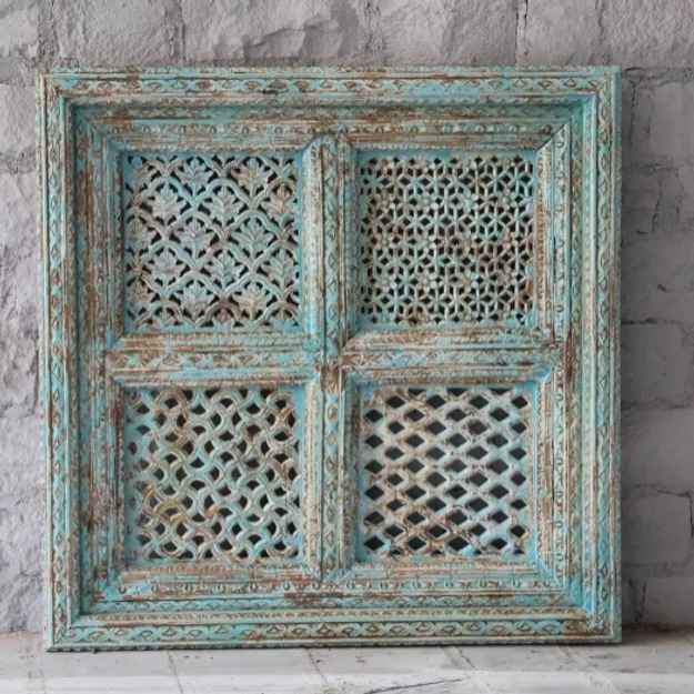 The Mehrab White Jaali Mirror