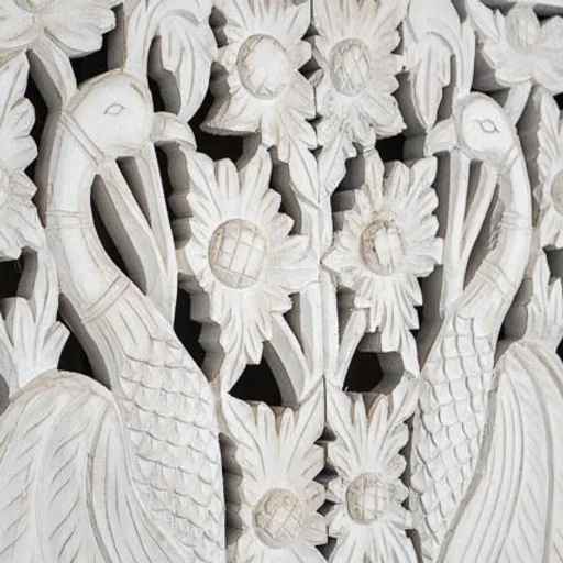 The Mehrab White Jaali Mirror