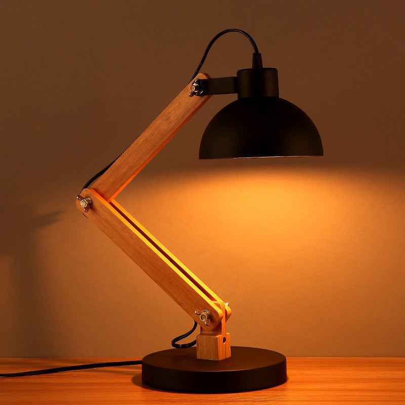Teak Bud Desk Lamp