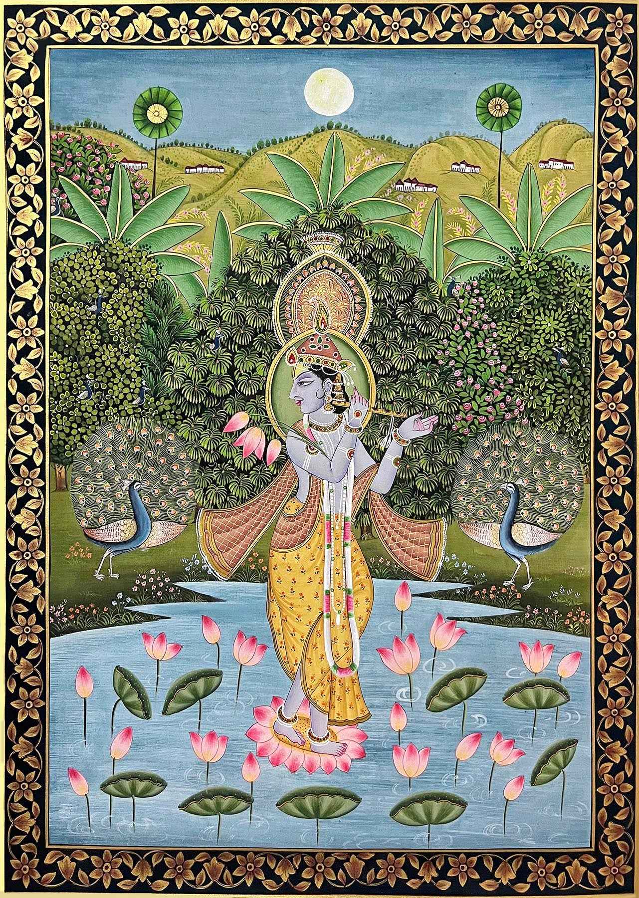 Handmade Krishna & Radha ji Painting