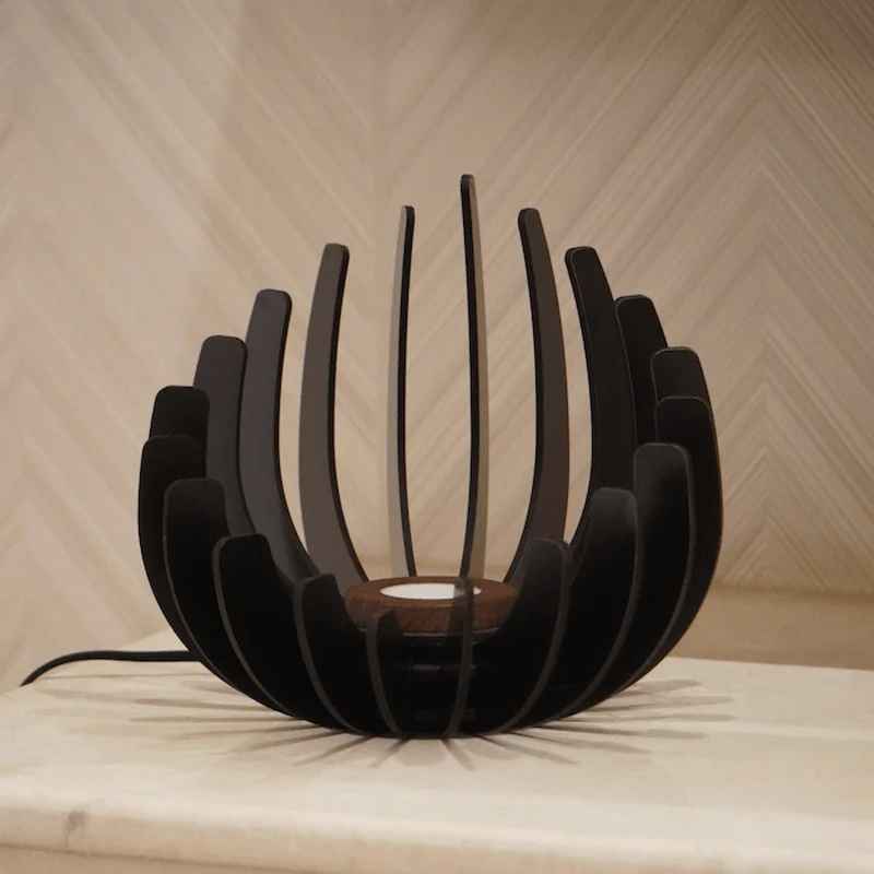 Modern Study Lamp With Metal Base