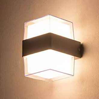 Hazy Outdoor Wall Light