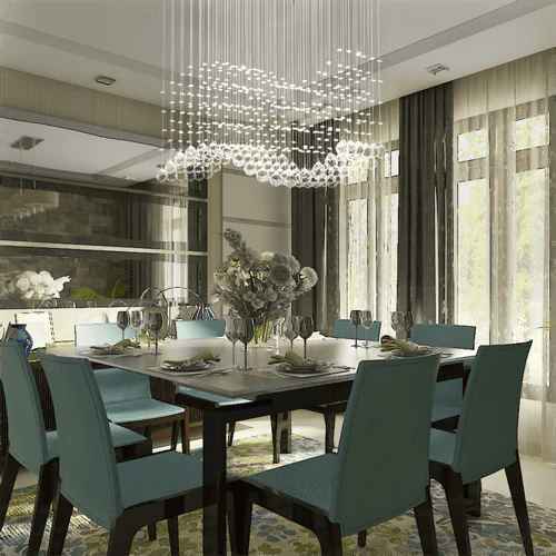 Blaze Modern Dining Chandelier