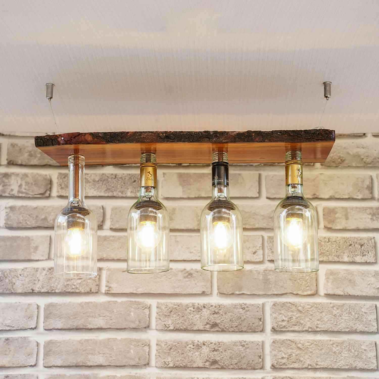 Top Solid Wall Mount Lamp (Recycled Bottle)